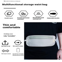 Invisible Travel Waist Packs Pouch For Passport Money Belt Bag Hidden Wallet