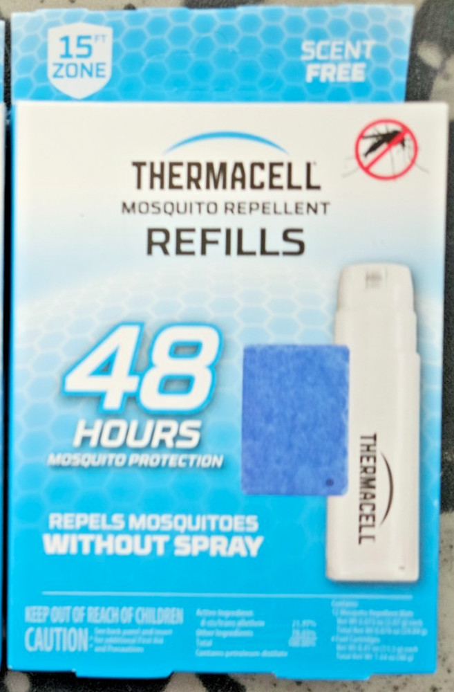 Thermacell 4 Cnt Patio Shield Mosquito Repellent Deet Free Outdoor Refill