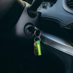 Ni Glo 2” UV Rechargeable Glowing Keychain – Multi-Purpose Glow-In-The-Dark Acce