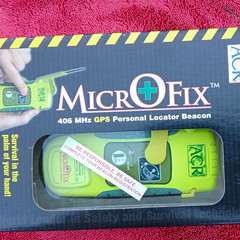 ACR MicroFix 406 Personal Locator Beacon 406MHz GPS Waterproof Yellow/Black