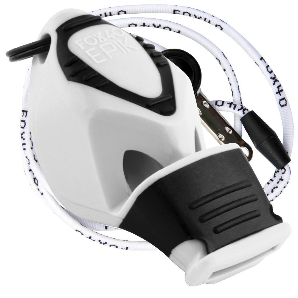 Fox 40 EPIK CMG Whistle Rescue Safety Referee Alert WHITE W/ LANYARD BEST VALUE!