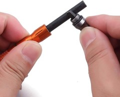 Compact Fire Starter, with Scraper Striker, DOSMAMZ 3PCS Replaceable Threaded