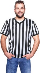 Moisture-Wicking Umpire Jersey and Whistle Set – Perfect for Sports & Cosplay
