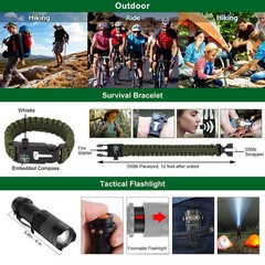 Gifts for Men Dad Christmas Husband Teenage Boy, Survival Kit 28 in 1, Surviv…