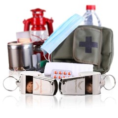 Runtasty Essential Metal Safety Whistle 2-Pack with Adjustable & Light Gray