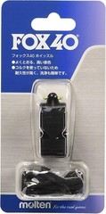 Molten Referee Whistle FOX40 Football Basketball Volleyball Soccer Black