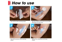 60 Pack Freestyle Sensor Covers for Libre 3,Waterproof Sensor Patches,Adhesive