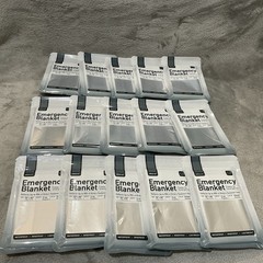 NEW Altland 15 Pack of Emergency Blankets – Individually Packaged – 52” x 82”