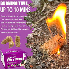 150Pcs Fire Starter, Natural Tumbleweed Fire Starters for Campfires, Fireplace,