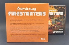 (2) EnviroLog Firestarters 24 Wax Cups (48 Total) 100% Recycled Wax Made in USA