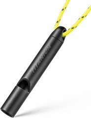 Titanium Survival Emergency Whistle,120-130dB,Rustproof, Durable | Saltwater &