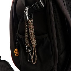HERCULES Paracord Keychain Set of 2 Lanyard Rope with Aluminum Clip