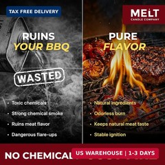 Fire Starter Squares, 160 Count, Campfire, Charcoal Grill & Wood Stove | Water-r