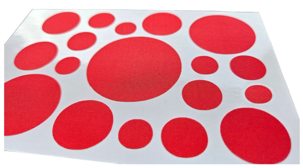 x-repair 18pcs Self Adhesive Repair Patches Circles Repair Stickers Nylon
