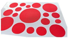 x-repair 18pcs Self Adhesive Repair Patches Circles Repair Stickers Nylon