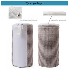 Kongwa Shoe Washing Machine Bag 2PCS, Sneaker Tennis Large, Grey