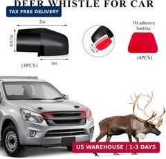 4 PCS Deer Whistles for Cars, Avoid Collisions Deer Warning Whistle with Adhe…