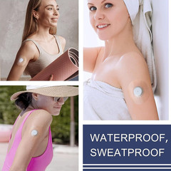 100Pcs Libre 2 Plus Sensor Covers Waterproof Freestyle Clear Adhesive Patches…