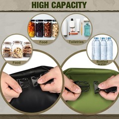 Foilswirl 2 Sets Bear Food Bag for Camping Food Hanging System Includes 2 Wat…