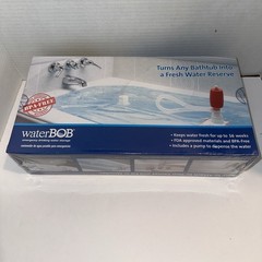 New WaterBob Bathtub Emergency Drinking Water Storage 100 Gallons. New/Sealed
