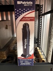 4 Patriots Sun Kettle Solar Water Heater Boil Water Camping Outdoors Thermos NEW