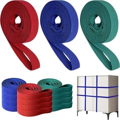 12 Pack Extra Large Moving Rubber Bands,42″ 36″ 12 Pack, Red, Blue, Green