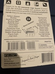 Pro-Knot Knot Tying Kit 24 Essential Rope Knots Instructions Cards 2 Carabiners