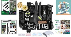 35-in-1 Portable Survival Emergency First Aid Kit for Men & Outdoors