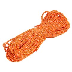 2mm Reflective Thin Paracord Rope – 65ft Dyneema Guy Lines for 65 Feet Orange