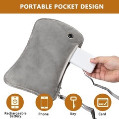 Hand Warmers Rechargeable, 10000mAh Electric Heated Gloves Portable Graphene Han
