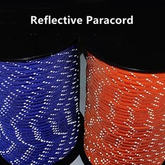 328ft multifunctional 550 Reflective Paracord Type III 7 Strand Cord Rope 4mm