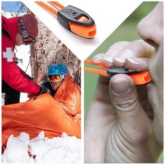 Emergency Tent with Signal Whistle, Emergency Sleeping Bag, Survival Sleeping Bag, Survival…