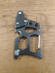 TactiCore Carabiner Style Multitool w/Flint Wheel Fire Starter Camping Survival