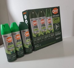 OFF! Deep Woods Insect Mosquito Repellent Dry Touch VIII- (6 OZ x 3 + 4 OZ x 3)