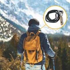 Brass Survival Whistle 125 Db Loud Emergency Whistle with Lanyard for Hiking C
