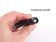 Emergency Survival Tool Rescue Rape Whistle Button Compass Fire Flint Striker