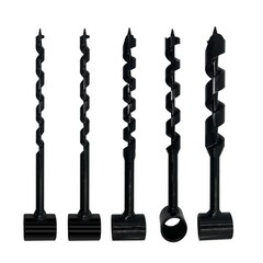 Pintudy Portable Hand Wood Punch Manual Auger Drill Bush-Craft Carbon Steel Surv