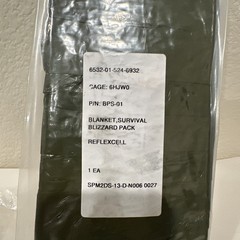 Blizzard Survival Blanket BPS-01 & Ready Heat 4 Panel Heated Blanket