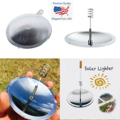 5x Outdoor Camping Waterproof Windproof Solar Lighter Fire Starter EDC Survival