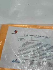 Watershed Innovation HydraBarrier Standard Sandbag Alternative, 24’L x 4H Orange