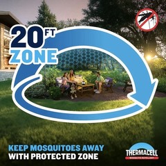 🔥NEW🔥 Thermacell Rechargeable Mosquito Repeller and Lantern with 12 Hr Refill
