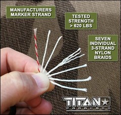 TITAN WARRIOR CORD ACU GRAY 100 FEET