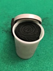 Charcloth Char Cloth in Waterproof Can With Snap-on Lid, Bushcraft Survival!