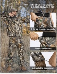 NEW – ANTARCTICA GEAR Hunting Heated Pants Mens Small, 12V, Missing Battery Pack