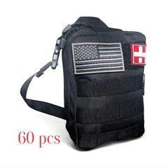 60pcs Tactical Survival First Aid Kit