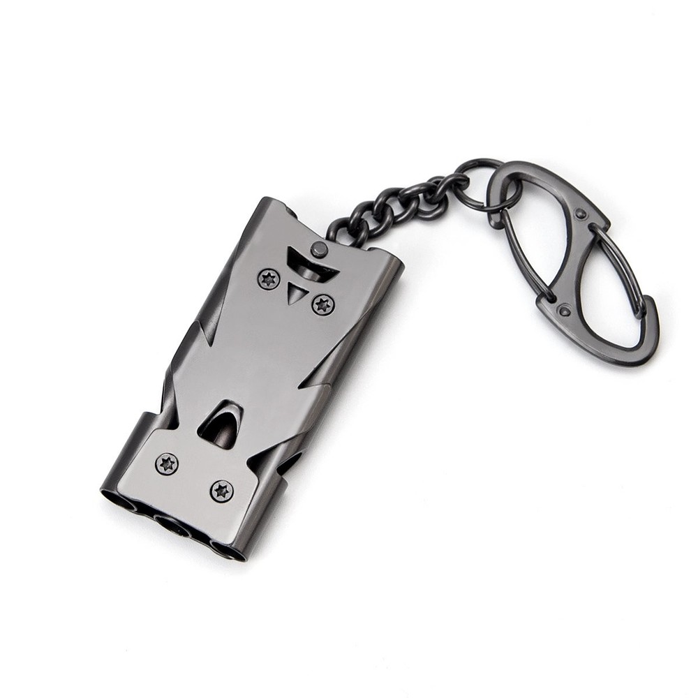 Stainless Steel High Decibel Outdoor Life-Saving Emergency Whistle (Three Tub…