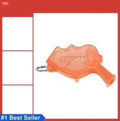 Storm Safety Whistle Orange Synthetic Loud Camping Hiking Survival Emergency