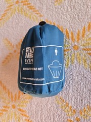 Even Naturals Lightweight Mosquito Head Net Hat Net, Blue, 1 Pack, New