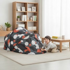 Spring-up Net Compact Net with Open Base Enclosed for Dorm Room