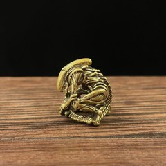 Brass Knife Beads Umbrella Rope Cord Outdoor Knife Pendant Paracord Lanyard Bead